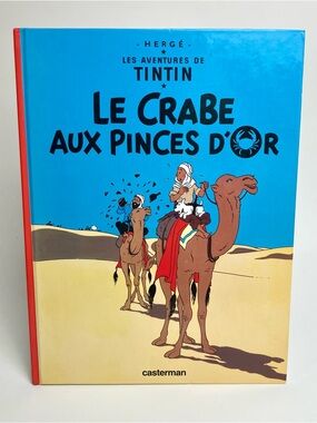Livre vintage Les aventures de Tintin T.09 Le crabe aux pinces noires Hergé